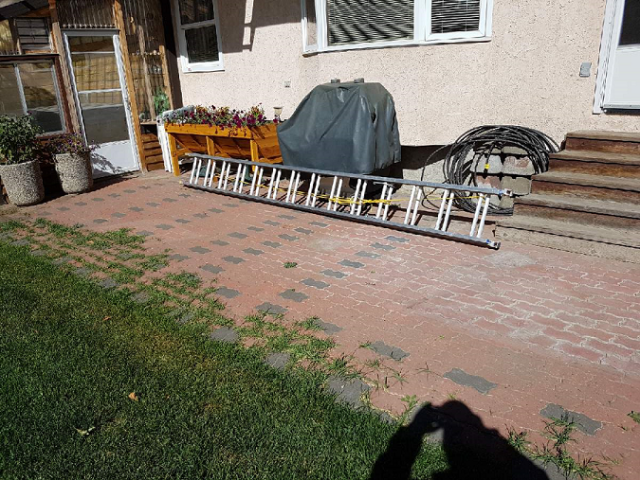 Rehabilitation required for this patio