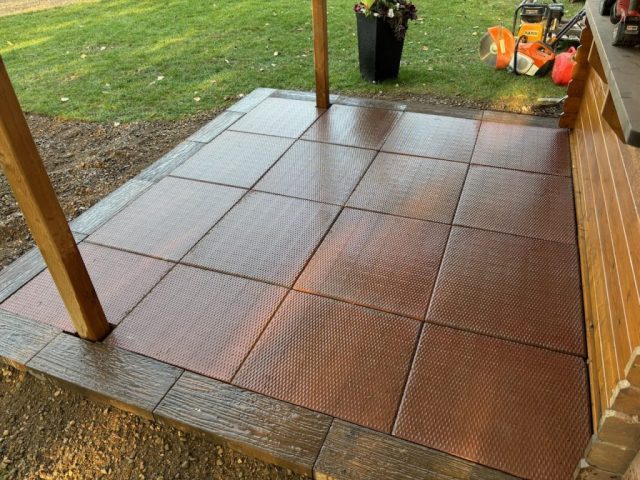 Patio Blocks with Border